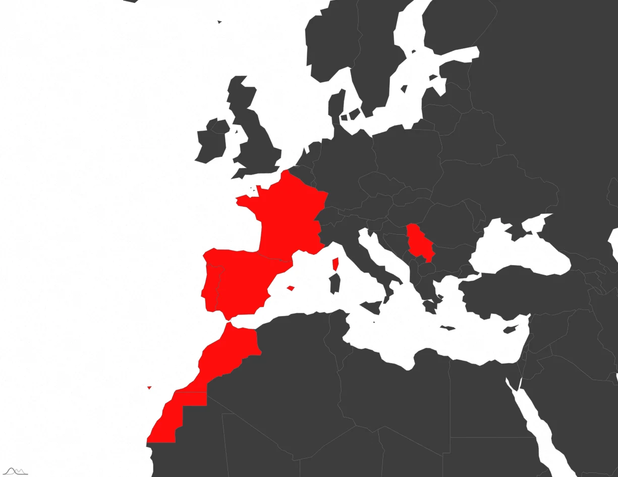 Presencia en Europa
